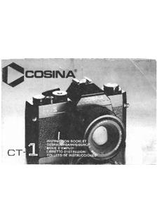 Cosina CT 1 manual. Camera Instructions.